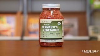 Dr Mercolas Kinetic Culture Organic Fermented Vegetables [upl. by Llerred]