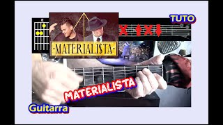 GUITARRA Silvestre Dangond  Materialista Vivo ft Nicky Jam Acordes TUTORIAL [upl. by Asor811]