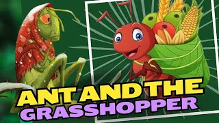 The Ant amp The Grasshopper  Bedtime Stories  English Cartoon For Kids  Click for kids [upl. by Aiela]