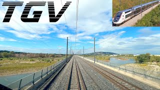 ★ 4K 🇫🇷 NiceVille  ParisGaredeLyon up to 320 Kmh TGV cab ride 102022 [upl. by Dranreb]