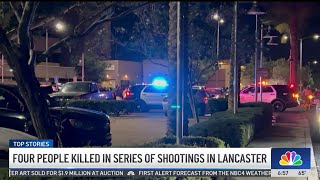 Four people killed in Lancaster shootings [upl. by Aniahs]