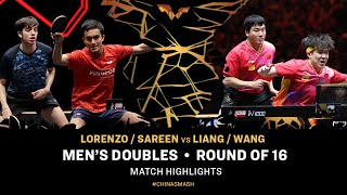 LorenzoSareen vs WangLiang  MD R16  China Smash 2024 [upl. by Vastah]