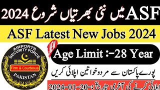 ASF New Jobs 2024  ASF Latest Jobs Update  Join ASF  ASF New Vacancy 2024 [upl. by Feledy]