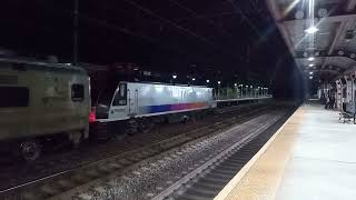 NJ Transit Equipment Move Amtrak ALC42 Charger Test Train amp Arrow III Deadhead at Hamilton [upl. by Janeen101]