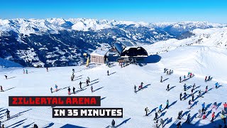 Zillertal Arena IN 35 Minutes  Zell am Ziller Gerlos Königsleiten and Krimml [upl. by Noitna]