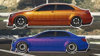 Armoured Schafter V12 Vs Armoured Schafter LWB GTA Online [upl. by Armitage297]