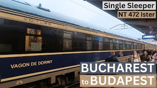 Bucharest to Budapest on a Night Train Ister in a Single Cabin  NT 472 Romania to Hungary by Train [upl. by Vander]