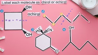 How to Find Chiral Centers amp the Difference Between Chiral vs Achiral Molecules  Organic Chemistry [upl. by Gnanmas]