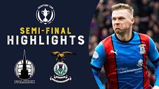 Falkirk 03 Inverness Caledonian Thistle  Highlights  Scottish Cup SemiFinal [upl. by Alberik582]