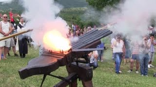 Firing a volley gun [upl. by Berenice]