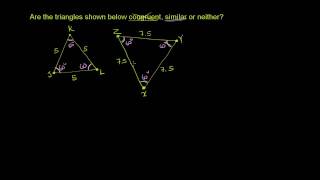 Congruent and Similar Triangles [upl. by Lozar]