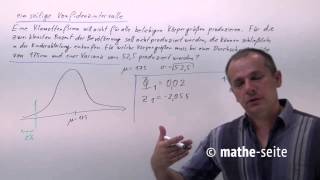 Einseitiges Konfidenzintervall über Normalverteilung berechnen Beispiel 4  W2006 [upl. by Nawoj]