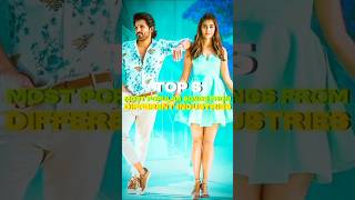 Top 5 Most Popular Songs From Different Film Industry  Buttaboma  Rowdy Baby shorts trendingnow [upl. by Obeng]