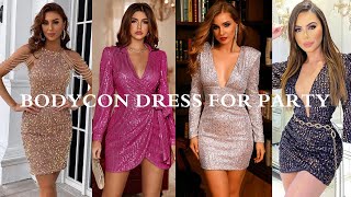 Bodycon dress  bodycon dress party wear  bodycon evening dresses for women Latest Fashion Style [upl. by Dun]