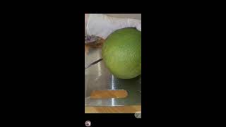 Pomelo 0ne pomelo melo two🤣lets PEEL it perfectly ASMR [upl. by Ahtnama442]