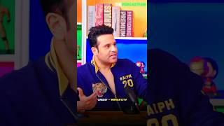 Krushna amp kashmiras love story ❣️👀 on bharti tv krishna bhartitv lolpodcastshorts shorts [upl. by Sanez]