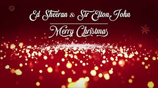 Ed Sheeran amp Elton John  Merry Christmas LYRICS catalàenglishespañol [upl. by Halil556]