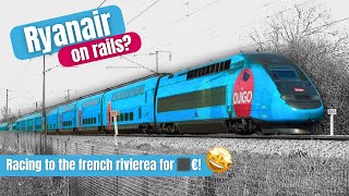 So cheap With Ouigo from Paris to Nice  The Ryanair on rails [upl. by Annayat]