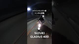 SUZUKI GLADIUS 400 Vツインエンジン音！gladiusgopromax  automobile bikelife 鈴菌 [upl. by Mariele]