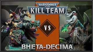 Nemesis Claw vs Mandrake  Kill Team BhetaDecima [upl. by Ynaffyt361]