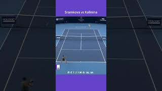 2024 China Open R1 Sramkova vs Kalinina 64 60 wta sports wtatour [upl. by Aitam]