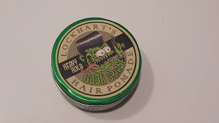 LOCKHARTS HEAVY HOLD GOON GREASEHAIR POMADE REVIEW [upl. by Odlabu]