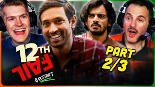 12th FAIL w Michael amp Andrew Movie Reaction Part 23  Vikrant Massey  Medha Shankar [upl. by Bartholomew]