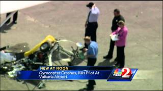 Pilot killed when gyrocopter crashes at Brevard airport [upl. by Eniamret818]