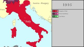 History of Italy 1825  2016 Every Year Italian Unification [upl. by Manley]