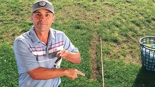 How to Get Perfect Divots  Golf Tip  Golf Drill [upl. by Starks]