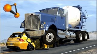 BeamNGDrive Trucks Vs Cars 5 [upl. by Alfreda]