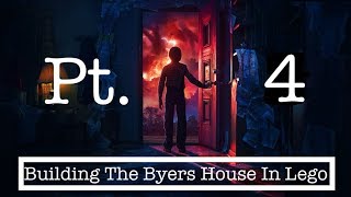 Building the LEGO Stranger Things Byers House Part 4 [upl. by Odnalro]