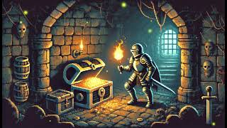 Knight Searching for Treasure in the Dungeon  Medieval Ambient Music [upl. by Trever733]