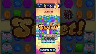 Candy Crush Saga level 555  Nightmarishly Hard Level NO BOOSTERS  High Speed [upl. by Eerised361]