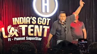 Puneet SuperStar In The India s Got Latent New Episode 😱 Samay Raina Puneet SuperStar [upl. by Alane]