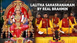 Sri Lalitha Sahasranama Strotram  Recitation by traditional North Indian Brahmins [upl. by Cicely]