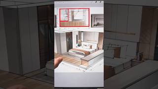 Converting 2d floor plan into 3d Sketch on ipad architectureeducation sketch ipad interiordesign [upl. by Colton969]