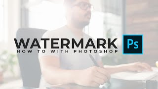 How To Add A Watermark To Your Work In Photoshop  Beginner [upl. by Cleo]