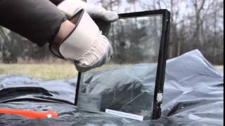 Breaking Glass With The ResQMe Quick Car Escape Tool [upl. by Akim]