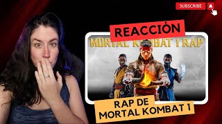 REACCIONAMOS AL RAP DE MORTAL KOMBAT 1 DE KEYBLADE [upl. by Graff]