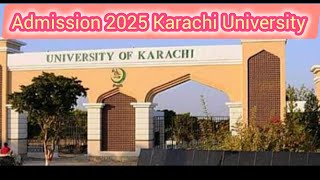 karachi university admission 2025 [upl. by Allimrac189]