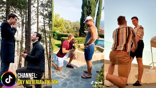 GAY COUPLE TIKTOKS COMPILATION 9  Emotional Marriage Proposals 💍🏳️‍🌈👨‍❤️‍👨 [upl. by Naillimixam]