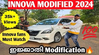 innova modified  innova modification malayalam  innova car  innova modified interior  FACE LIFT [upl. by Ennairrek]