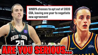 WNBA Players Just OPT OUT Of Current CBA Despite Caitlin Clark EFFECT DEMANDS HIGHER SALARIES [upl. by Peale693]