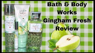 Review Gingham Fresh Body Care ▌Bath amp Body Works bathandbodyworks [upl. by Ttennaj908]