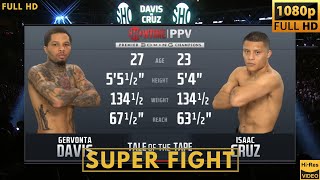 GERVONTA DAVIS USA vs ISAAC CRUZ MEXICO SUPER FIGHT [upl. by Yenahs]