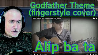 Alip ba ta  The Godfather theme finger style cover  Margarita Kid Reacts [upl. by Oiligriv412]