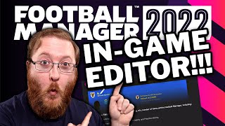 FM22 InGame Editor  How to use the In Game Editor  Football Manager 2022 [upl. by Mines]