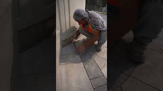 Laying Perfect Pavers  Custom Driveway Installation [upl. by Yhpos917]