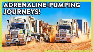 Road Trains In Action Adrenaline Pumping Outback Trucking Journeys [upl. by Manfred783]